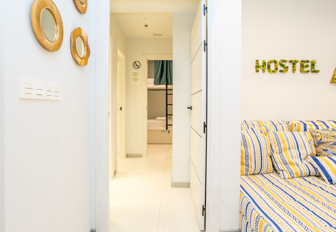 Alquiler por habitaciones en León - Cama (litera) en hostel Alea