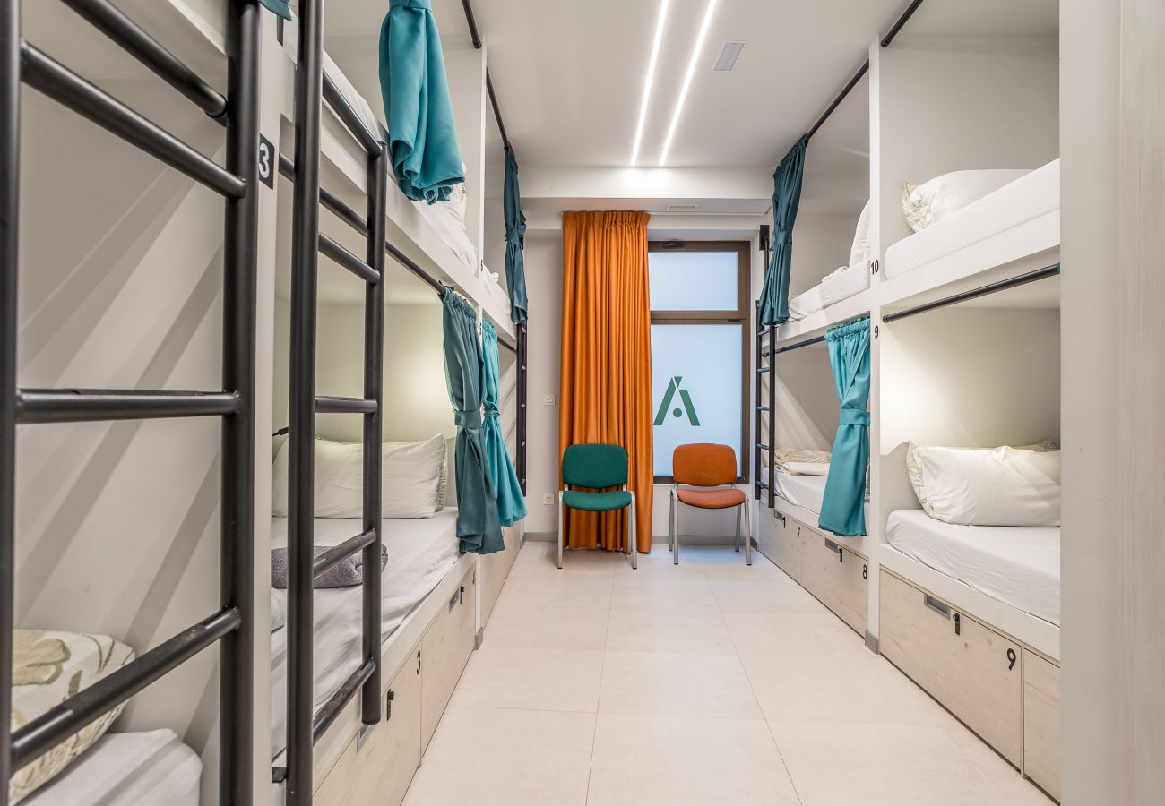Alquiler por habitaciones en León - Cama (litera) en hostel Alea