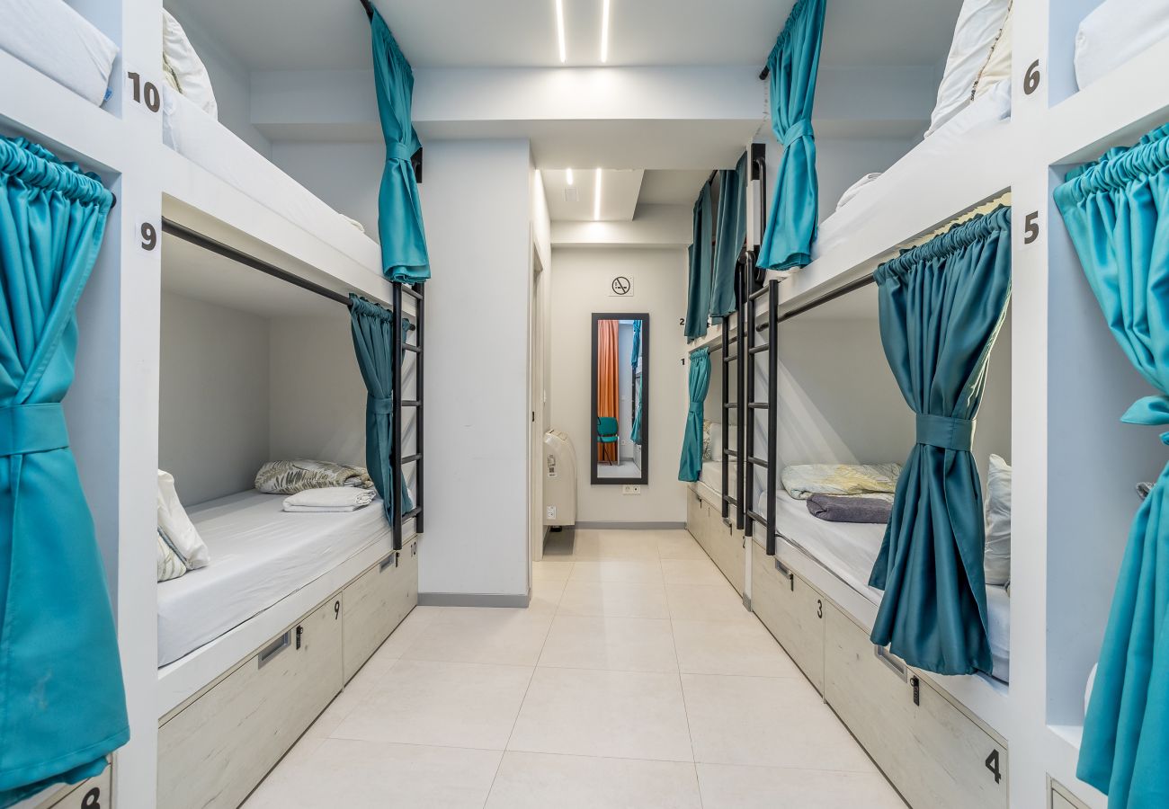 Alquiler por habitaciones en León - Cama (litera) en hostel Alea