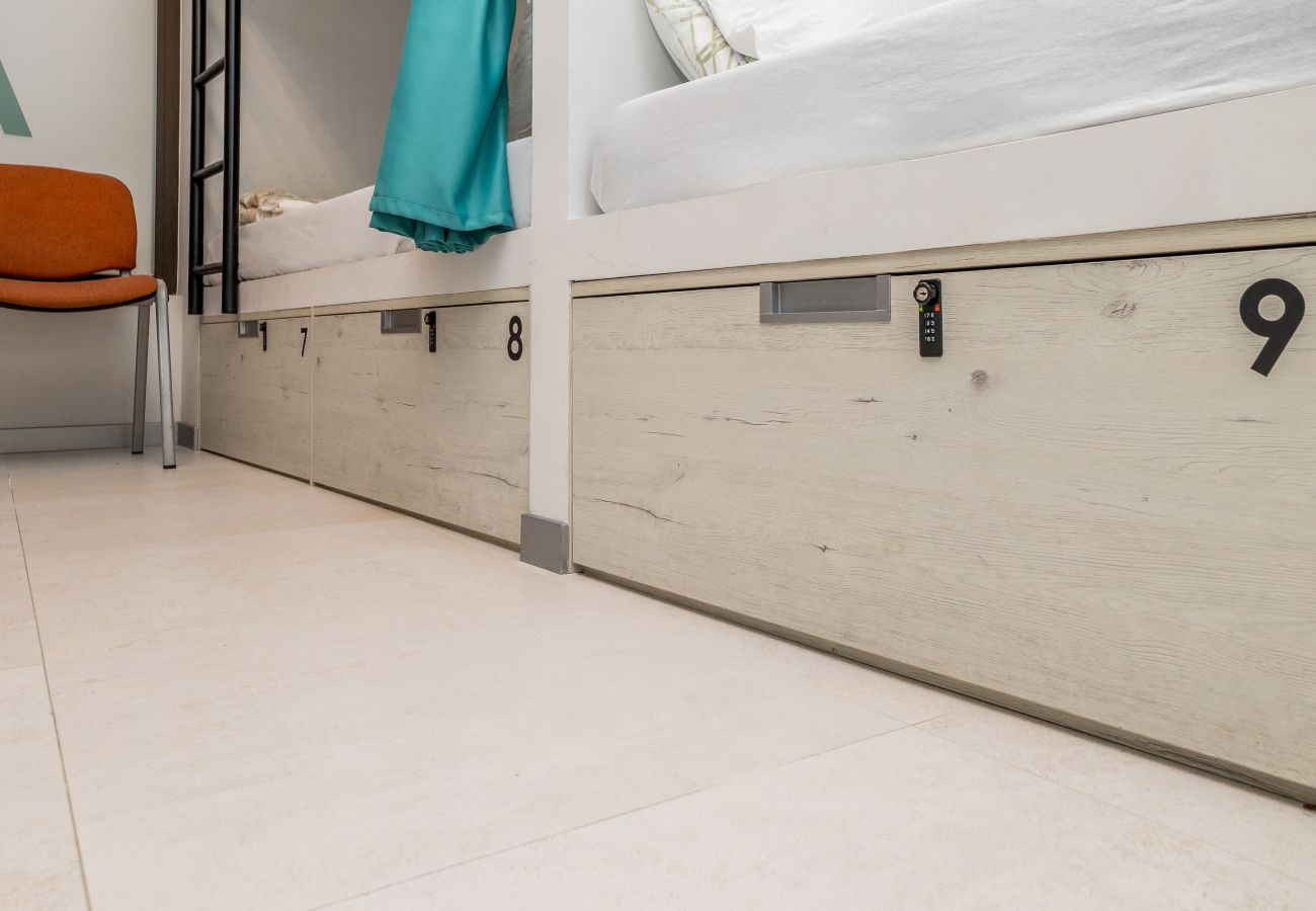 Alquiler por habitaciones en León - Cama (litera) en hostel Alea